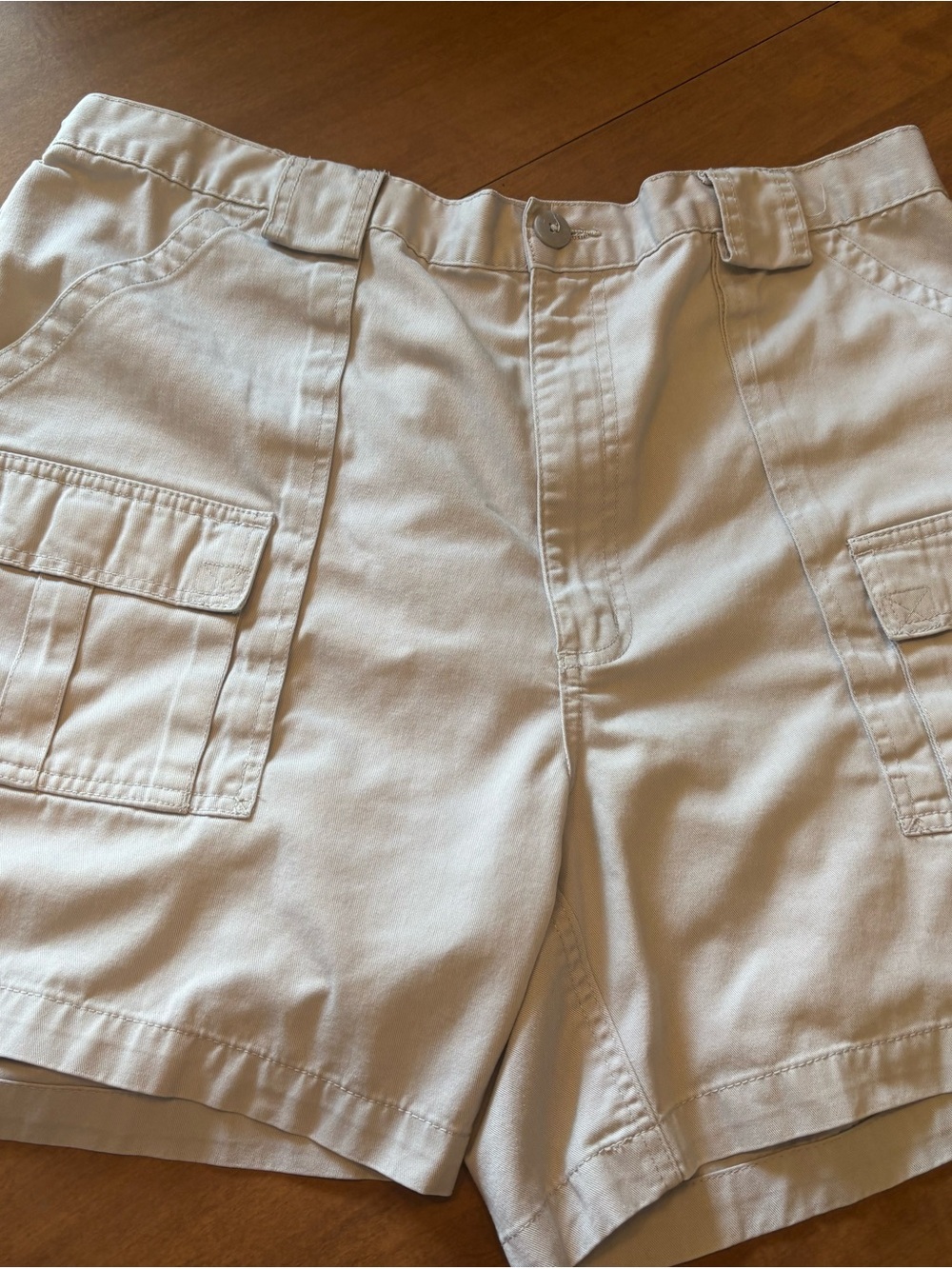 Weekenders Beige Cotton Blend Shorts